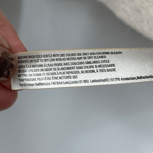 Daily Practice Beige Long Sleeve Puff Shoulder Full Zip Hoodie Jacket Medium - Picture 8 of 9